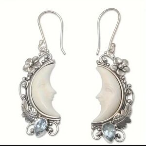 RESTOCKED! New! Moon drop earrings